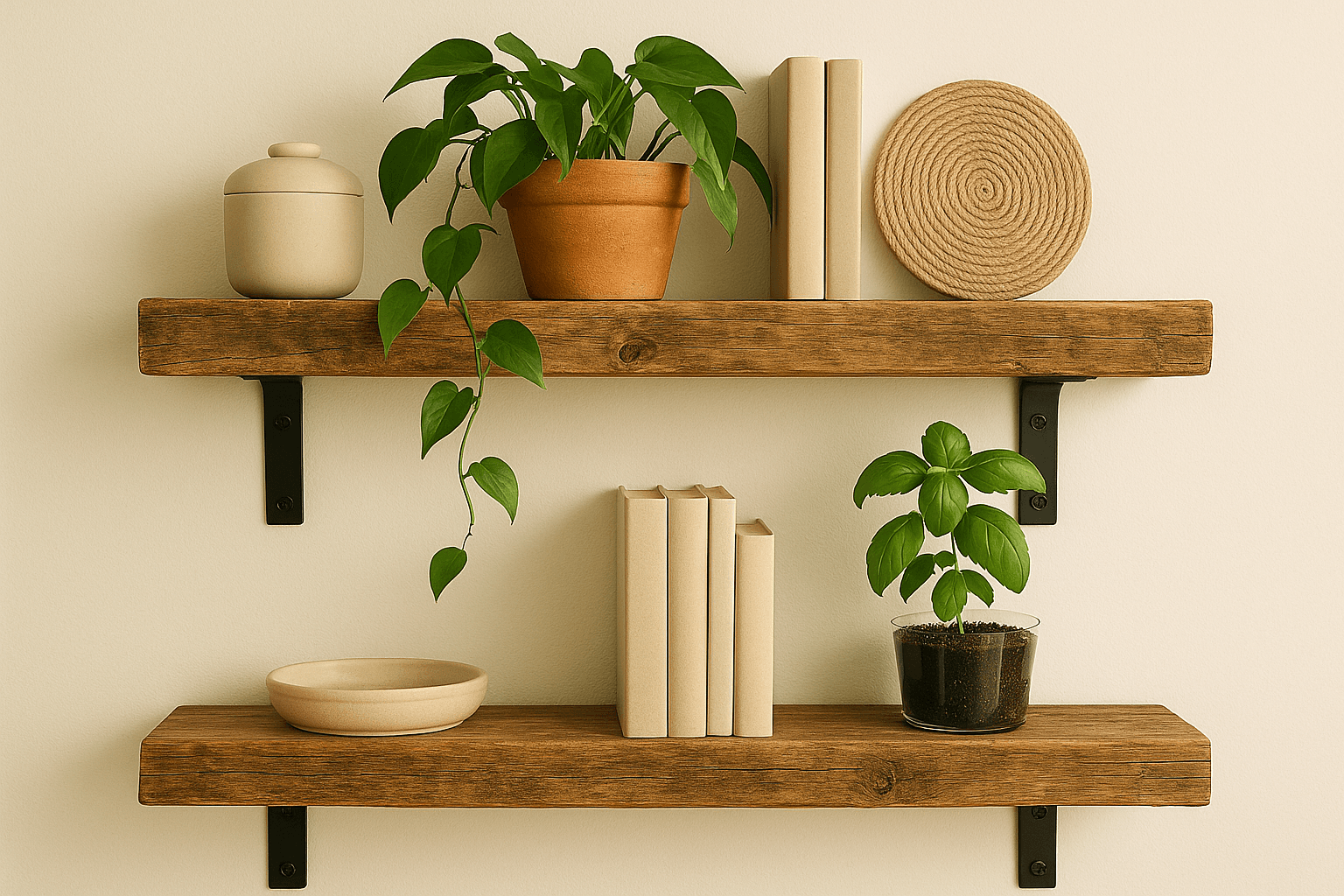 Reclaimed Wood Shelves
